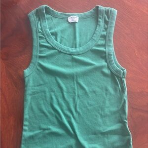 cotton on green tank top size small